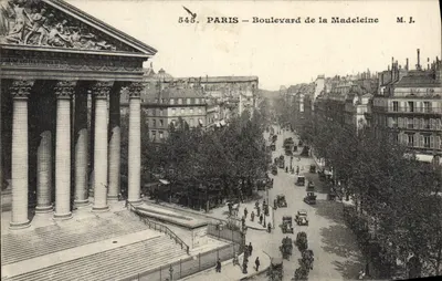 Paris — Boulevard de la Madeleine — M. J. n° 545