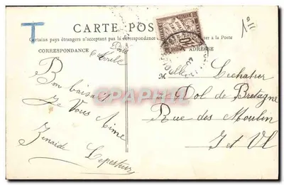 PARIS — Rue de Rivoli — wydawca nieznany, nr 210 — Rewers