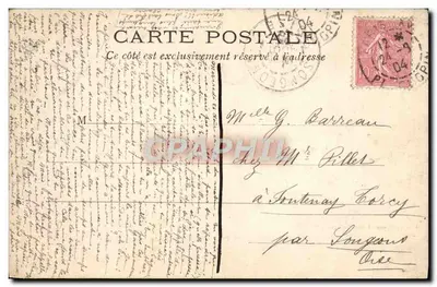 A Seine através de Paris — Pont-au-Charge, Place du Châtelet — L. J & C°, Augoultine, Paris — Verso