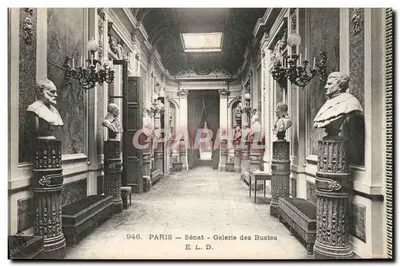 Paris - Senado - Galeria dos Bustos — E. L. D. n° 946