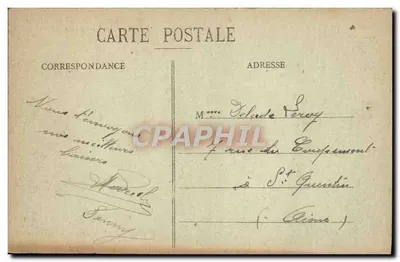 Paryż — Plac Père Lachaise — Statua 'Le Déclin' autorstwa Steiner — Rewers