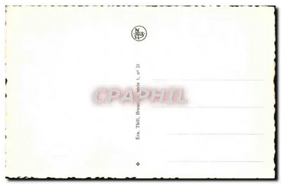 Bruxelles Maison du Roi — uitgever Ern. Thill, serie 1, n° 21 — Achterkant