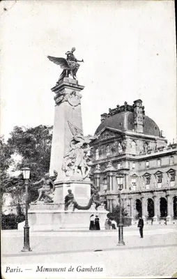 Paris — Monument de Gambetta — editor desconhecido, número de série não visível