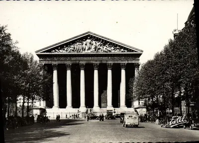 O Panteão em Paris — vista da fachada clássica — Éditions de Luxe Estel, n°208