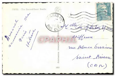 Paryż — Święty Serce — widok panoramiczny — Gany — Rewers