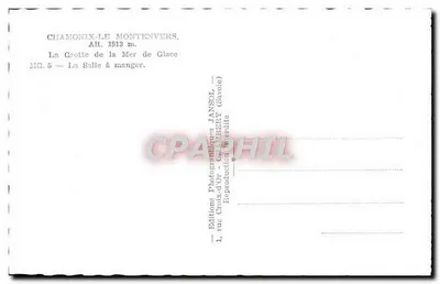 Jaskinia Morza Lodowego — Sala do jedzenia — Éditions Jansol — Rewers