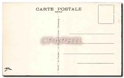 Gérardmer — Ogólny widok — Karta pocztowa "La Cigogne", Strasbourg — Rewers