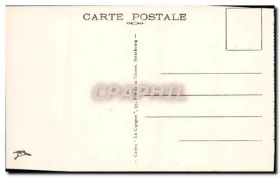 Gérardmer — Wodospad Mérellle — wydawca Kart 'La Cigogne', Strasbourg — Rewers