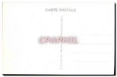 Versailles — Il Palazzo del Petit Trianon — editore A. Leconte, Parigi — Verso