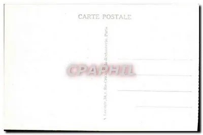 Versailles — Il Bassin di Latone e il Tapis Vert — editore Leconte, n°42 — Verso