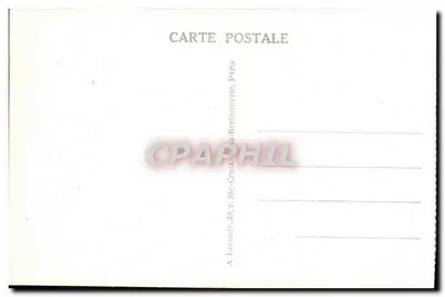 Versailles — Pałac widziany z Parku — Wydawca Lecointe, n°41 — Rewers