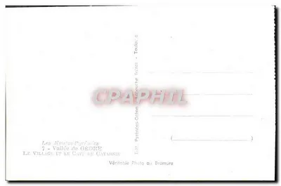 Vallée de Gédre — Le Village et le Gave de Cavarnie — Édith Bromure — Verso