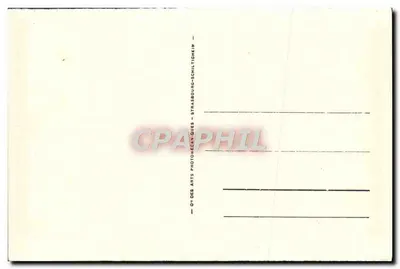 Gérardmer - La Roche du Diable — skałowy przejazd z dawnymi samochodami — wydawca C° des Arts Photo-Écans-Quies, Strasbourg — Rewers