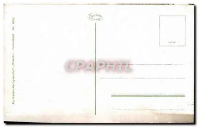 Aachen, Rathaus — widok budynku z dwiema wieżami i fontanną — wydawca Kosmos, nr 9806 — Rewers