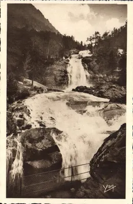 Cauterets — Cascade du Pont d'Espagne — Édition Photo-Quinault, Lourdes
