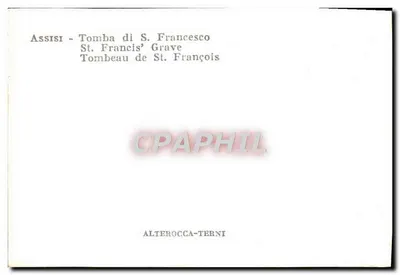 Assisi - Graf van Sint Franciscus — ALTEROCCA-TERNI — Achterkant