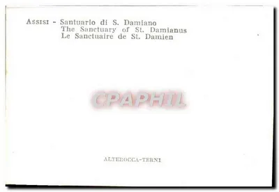 Assisi - Kerk van Sint Damiaan — ALTEROCCA-TERNI — Achterkant