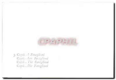 Capri — Faraglioni — nr 3 — Rewers