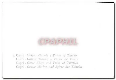 Capri - Grande Marine et Point de Tibère — n°5 — Rewers