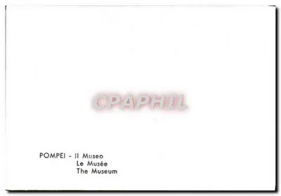 Pompei - The Museum — Museum of Antiquities and Art Objects — Back