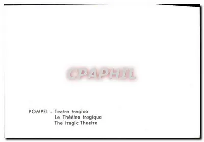 Pompei — Teatro Tragico — Verso
