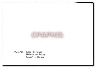 Pompeii — House of Pansa — Back