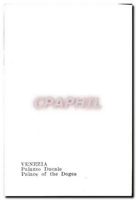 Venecia — Palazzo Ducale (Palacio del Dogo) — Reverso