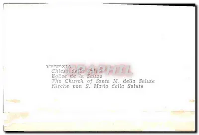 Veneza — Igreja da Salute — Verso