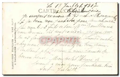 Bouquet van bloemen — M. Boulanger — n° 307 — Uitgever IDÉA — Achterkant