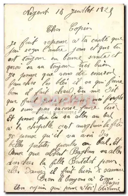 Młoda kobieta w sukni z motywami — REX 1823 — wydawca REX — Rewers