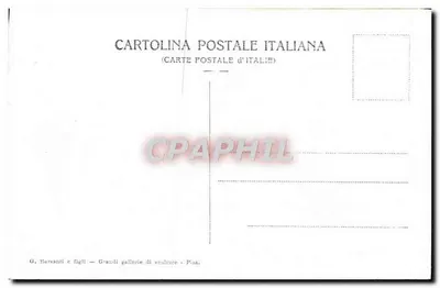 Piza - Il Battistero — widok dachu — G. Bursanti e figli, Pisa — Rewers