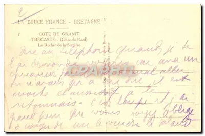 Skała Czarownicy — Trégastel (Côtes-du-Nord) — Yvon — Rewers