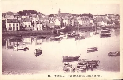 Tréboul — Vista geral do Quai e do Porto — n°22