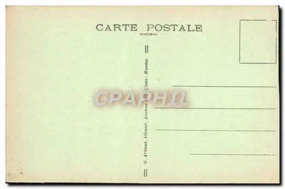 Tréboul — O Porto e o Quai — G. Arlaud, editor, Avenida de la Close - Nantes — Verso