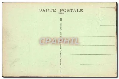 Tréboul — Praia dos Sables Blancs — G. Artaud, Nantes — Verso