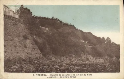 Tréboul — Colônia de Férias da Cidade de Le Mans — Vista da Praia