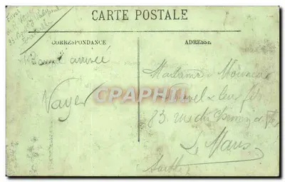 Trouville — A Chegada do Navio do Havre — LL. n°56 — Verso