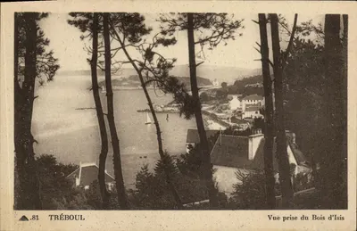 Tréboul — Visão tirada do Bois d'Isis — Cie des Arts Phonographiques