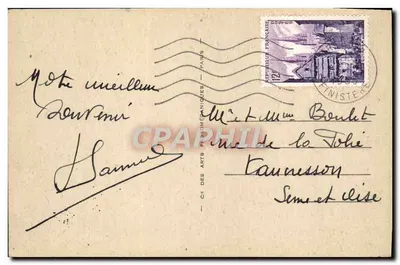Tréboul — Visão tirada do Bois d'Isis — Cie des Arts Phonographiques — Verso