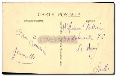 Saintes — Ogólny widok mostu — D.B. wydawca — Rewers