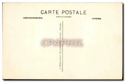 St JEAN-de-MONTS (Vendée) — Widok na orientalny chalet wśród sosnowego lasu — J. Nozaïs, wyd. 18, Avenue du Coteau - Nantes — Rewers