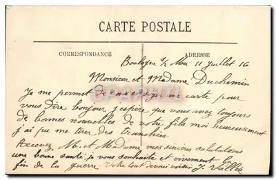 Boulogne-sur-Mer — O Casino e a Dique — LL. — N° 88 — Verso