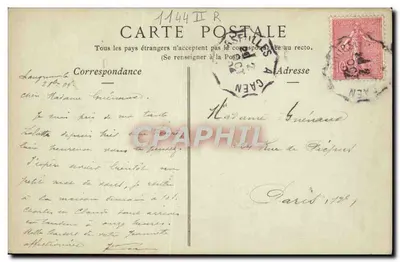 Langrune-sur-Mer (Calvados) — Widok z Castel — Collections ND Phot. — Rewers