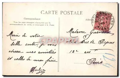 Saint-Quentin — Il Palazzo di giustizia — A. L. Editore, n°13 — Verso