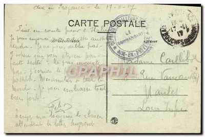 NARBONNE — Plein en Kerk van Sint-Paulus — Uitgave Janson — Achterkant