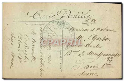 Marselha — Square de la Bourse e Monument de Pierre Puget — Selecta — Verso