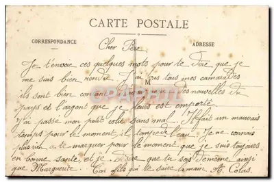 Toul Pittoresque — 160e d'Infanterie — L'Entrée et le Nouveau Casernement — Gerdolle et Briquet, editores, Toul — Reverso