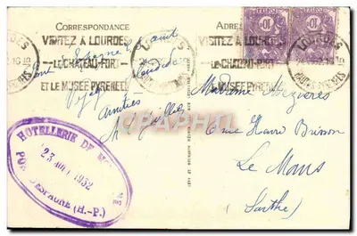Cauterets — Widok na Raillère i Cabaliros — LL. n° 154 — Rewers