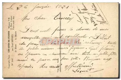 Le Hameau — O Museu — Fred Money — N° 5042 — Verso