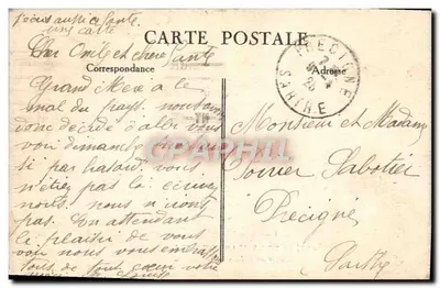 Mosteiro da Grande-Trappe — Entrada do Refeitório — editor Pingerot — Verso